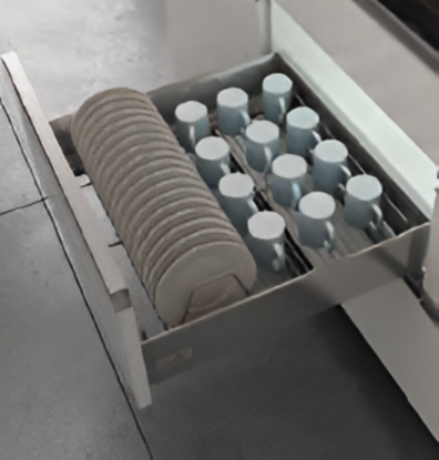 Picture of CargoPlus (Cup & Saucer Inlets) Supplied with clamps & side holder,CP Cup & Saucer W 462mm, For IT 520mm NL, Cab.600 mm