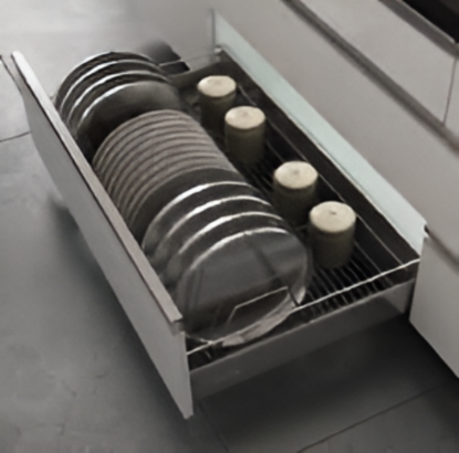 Picture of CargoPlus (Thali/Plate Inlets) Supplied with clamps & side holder, CP Thali/Plate W 762 mm, For IT 470 mm NL, Cab.900 mm