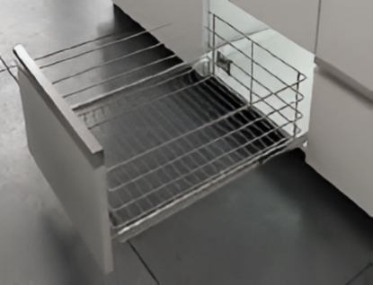 Picture of CargoTech M (Plain Wire Basket - 500 mm depth) Supplied with KA clamps,CTM Plain (386x500x200) Cab.450 mm