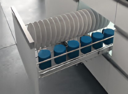 Picture of CargoTech M (Cup & Saucer Inlet) Supplied with KA clamps,CTM Cup & Saucer (386x500x100) Cab.450 mm