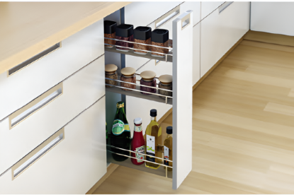 Picture of Spice Pull Out 3 tier - Compatible with KA runners only,For Cabinet width 200 mm