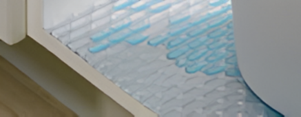 Picture of Waterproof Mat,1200X580 Polystyrene, aluminium look