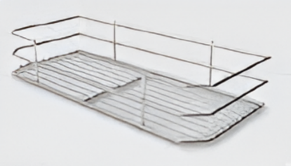 Picture of Pull out basket & Door shelf,For 450mm cabinet width pull Out Basket(360x220x90mm)Door Shelf Basket(335x110x90mm)