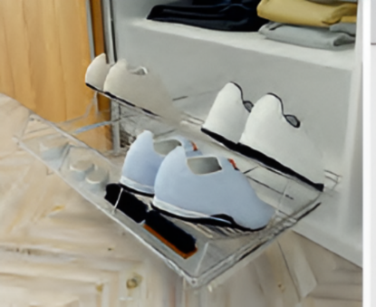 Picture of Cargo Pull Out Shoe Rack (Horizontal),For 900 mm cabinet width with accessory plate.