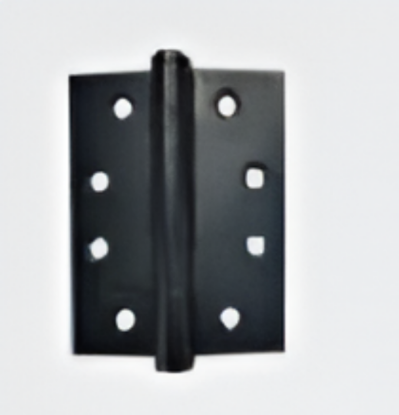 Picture of HIN - Ball Bearing Hinge : SS 304, 105 min Fire rated, 200,000 Cycle, 5 years Functional Warranty,SS 304 hinge SQ 4”x3”x3 Loading Capacity up to 80 kg per 3 hinges, BL Finish (with Screws)