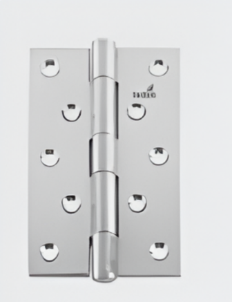 Picture of Non Ball Bearing Hinge,SS 201 hinge Sq 5”x3”x2.5, Loading Capacity up to 60 Kg per 3 hinge, SSS Finish (Without Screws)