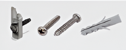 Picture of Accessories,Set of wall mounting, pan head screw and wall plug