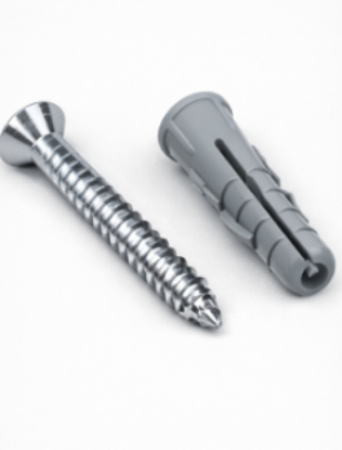 Picture of Suspension Brackets,Special screw Ø5.5 x 50 mm + Wall pulg Ø8 X 40 mm