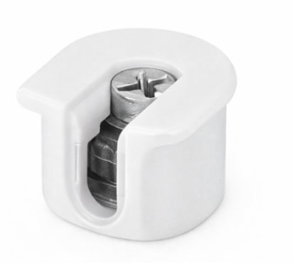 Picture of VB Connectors,VB 35 / 19 for 19 mm shelves, without rib. White