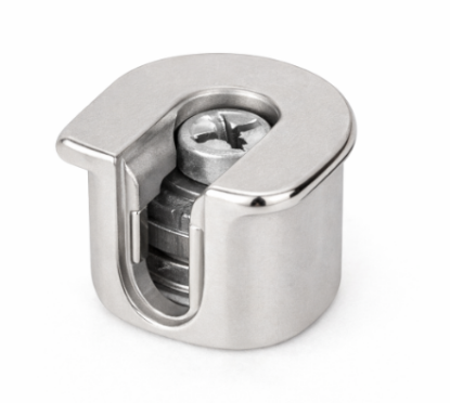 Picture of VB Connectors,VB 35 / 19 for 19 mm shelves, withoutx rib. nickel plated