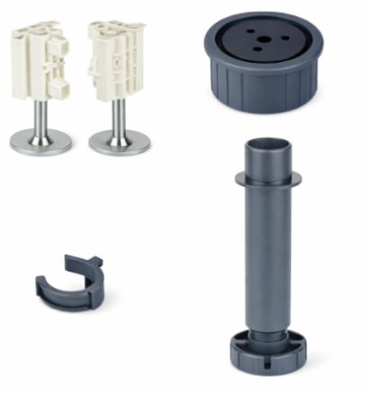 Picture of Euro Adjustable Legs,Euro-PC Fixing Block Screw-On.