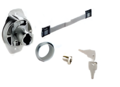 Picture of Cylinder Lock Set for 2-Door Sliding-Door Cabinets (Max Door Width=1500 mm; Thickness 20-28 mm),2 Door Sliding Lock Set Z23 Dia 18 mm