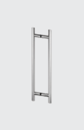 Picture of Pull Handles & Door Seal, HPH 2330 Back To Back Pull Handles Dia: 25 mm (Wooden Door thickness : 30-60 mm & Glass thickness : 8-12 mm), HPH 2330: Back to Back Pull Handles Dia. 25mm, CTC Length 400, SS Finish O/A 550