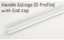 Picture of Handle Eslinga (G Profile) with End cap,End cap-Black