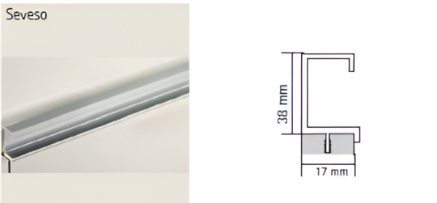 Picture of Seveso,Seveso End Cap 17 mm (Right / Left)-Silver anodized