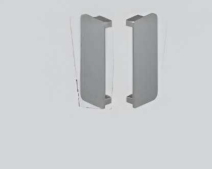 Picture of Aluminium Profile, Gola Profile End Cap for C Type with screws, Dark Champagne Finish, Left