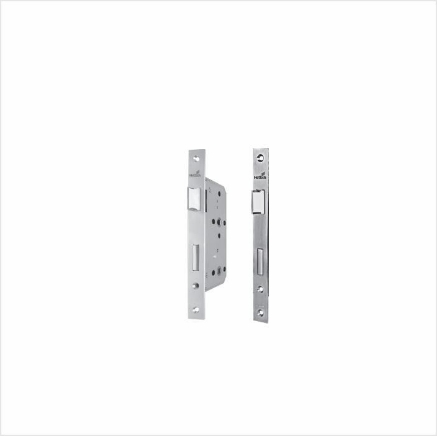 Picture of  HBS 31 FBL: Bathroom Lock DIN Left/Right  CTC 78 & backset 60 SS Finish