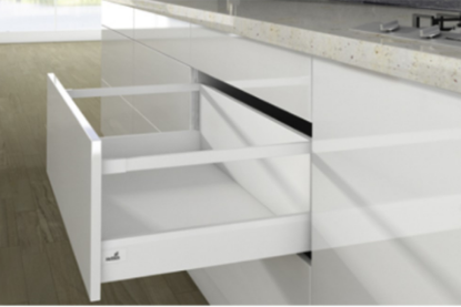 Picture of ArciTech White 550 mm pot & pan with railing, Height 186 mm, 70 kg