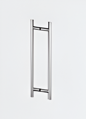 Picture of Pull Handles & Door Seal, HPH 2330 Back To Back Pull Handles Dia: 25 mm (Wooden Door thickness : 30-60 mm & Glass thickness : 8-12 mm), HPH 2330: Back To Back Pull Handles Dia. 25 mm, CTC Length 500, End to end 600, Stainless Steel Satin Finish