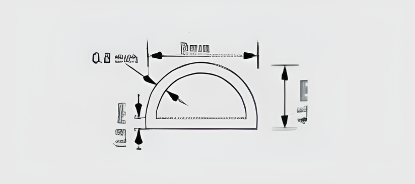 Picture of Door Seal, Door Seal, D-Shape Adhesive Seal 9*4.5 mm, 50 metre/box, White