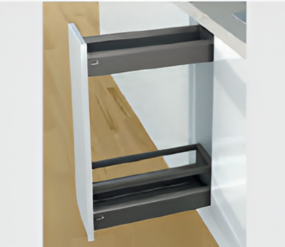 Picture of ArciTech Narrow Pullout units NL 500 mm,ArciTech Narrow Pullout (Height 94+186mm)/ Anthracite/ 20 Kg/ Depth 500 mm