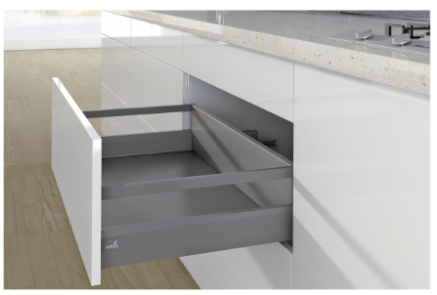 Picture of ArciTech Anthracite 450 mm pot & pan with railing, Height 186 mm, 40 kg