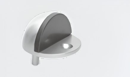 Picture of Door Accessorie, Door Stopper, Door Stopper Floor Mounted, HDS 44: Half-Dome shape floor mounted door stopper, SS